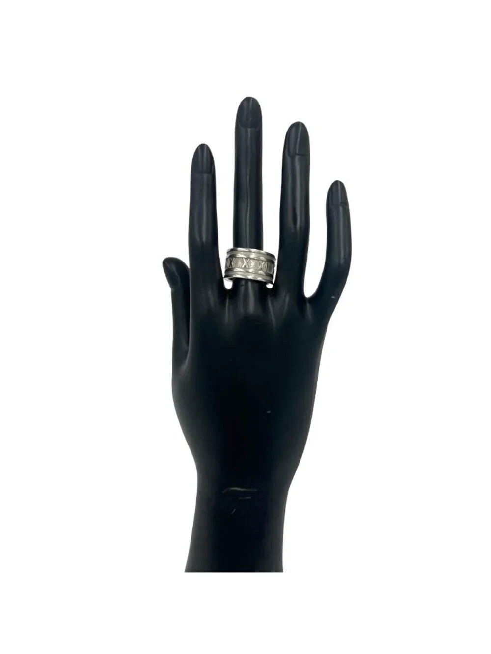 Tiffany & Co Vintage Atlas Wide Ring 925 Sterling Silver Accessory